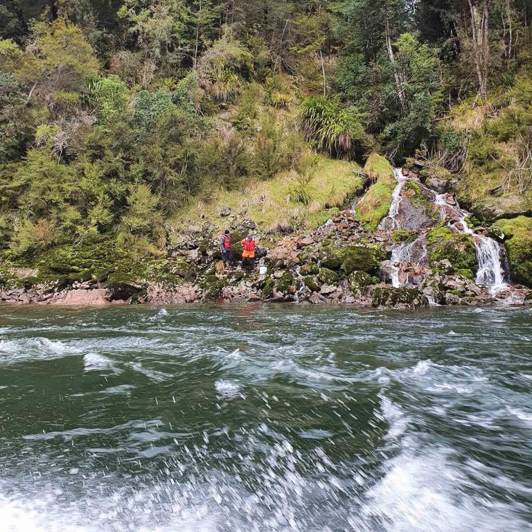 Team stream sediment sampling Buller River -RUA GOLD- Reefton Goldfield