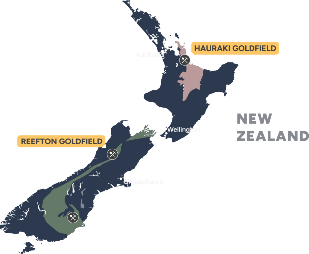 RUA GOLD- Exploration projects Jurisdictions NZ