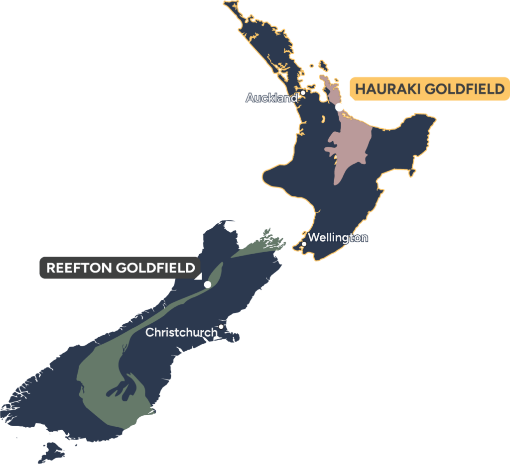 Hauraki Goldfield - Project location-Rua Gold