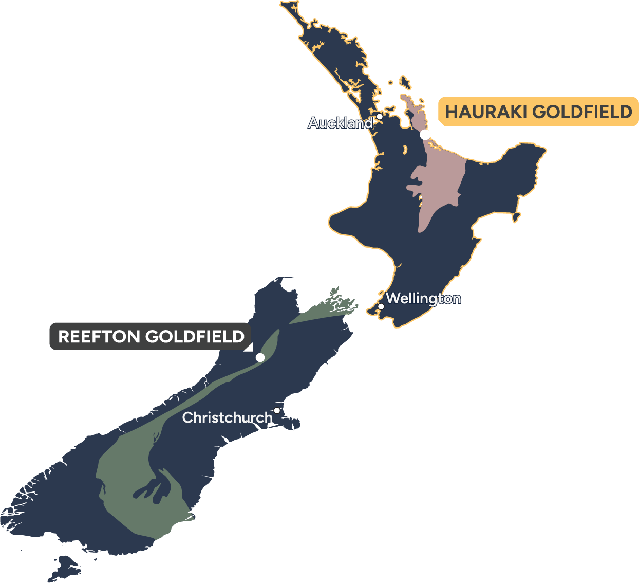 Hauraki Goldfield - Project location-Rua Gold