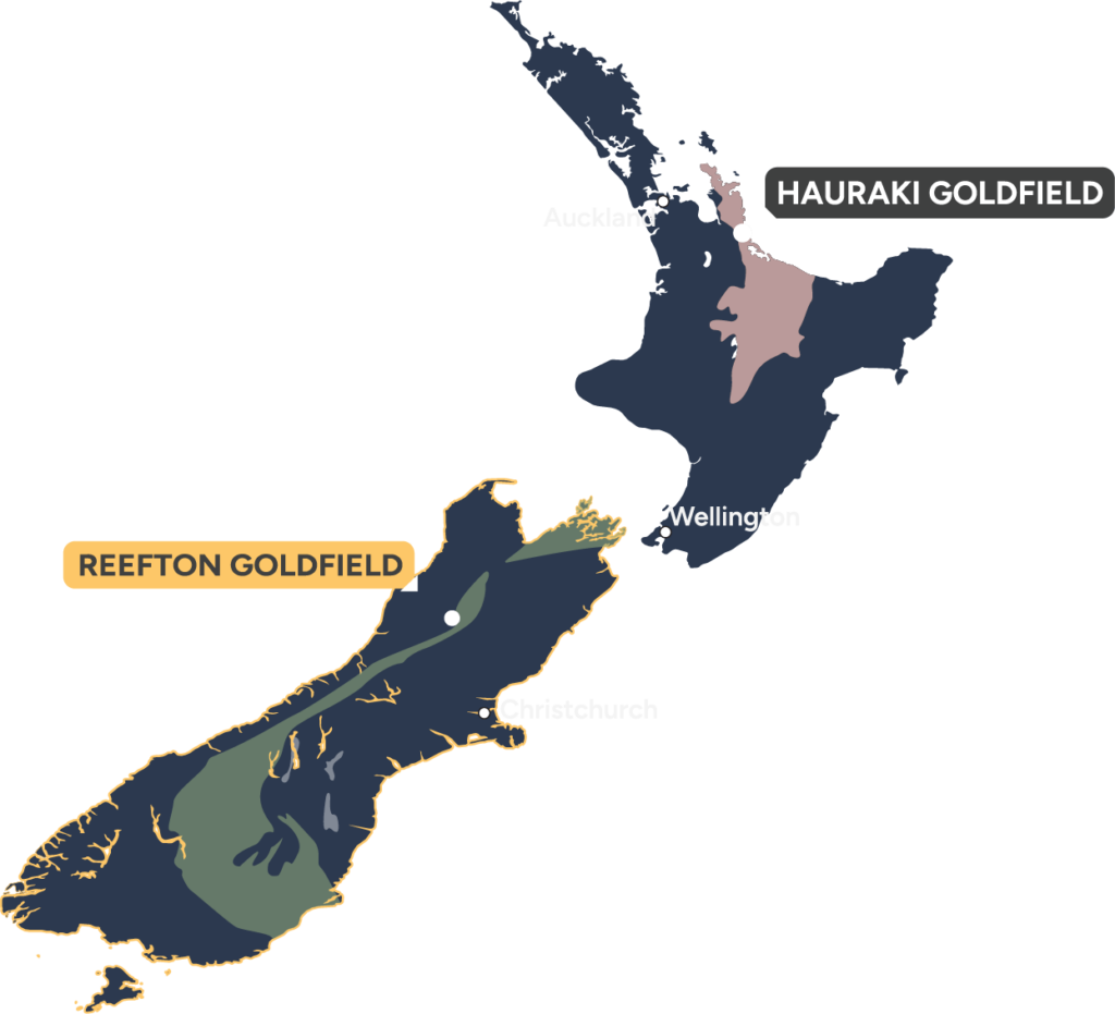 REEFTON GOLFIELD-RUA GOLD- NZ